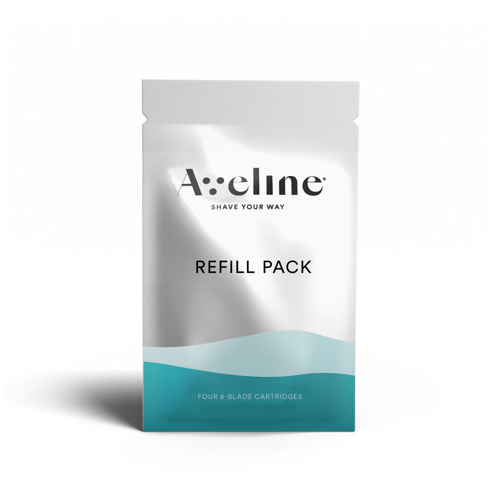 Aveline refill pack for shaving on a white background