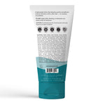 Back view of a skincare product packaging with text and branding on a white background
